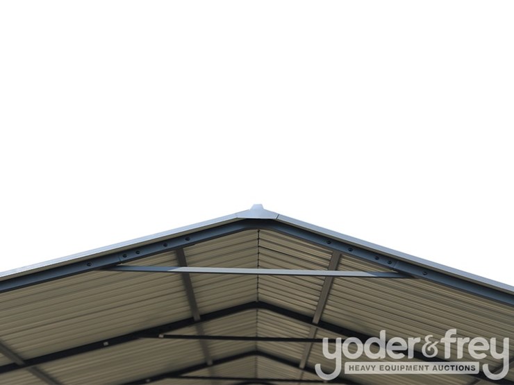 unused-onshine-12'-x-20'-galvanized-steel-carport,-verticle-tile,-sturdy-roof-image-13