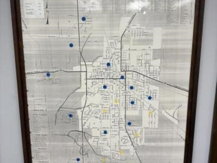 framed-street-map-of-new-castle-indiana-image-1