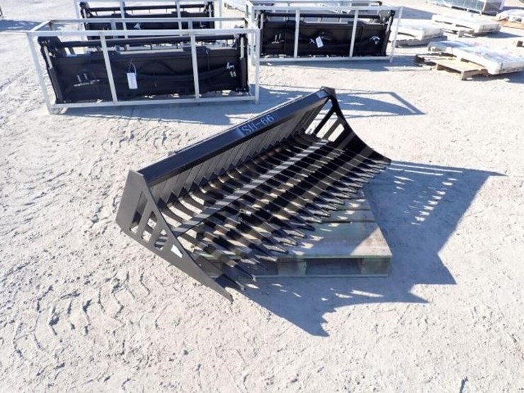 unused-greatbear-66-in.-skid-steer-rock-bucket-image-2