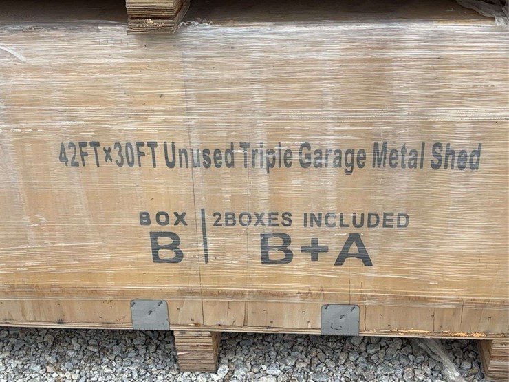 sdlanch-sdl4230tgms-42ft-x-30ft-triple-garage-metal-shed-kit-image-6