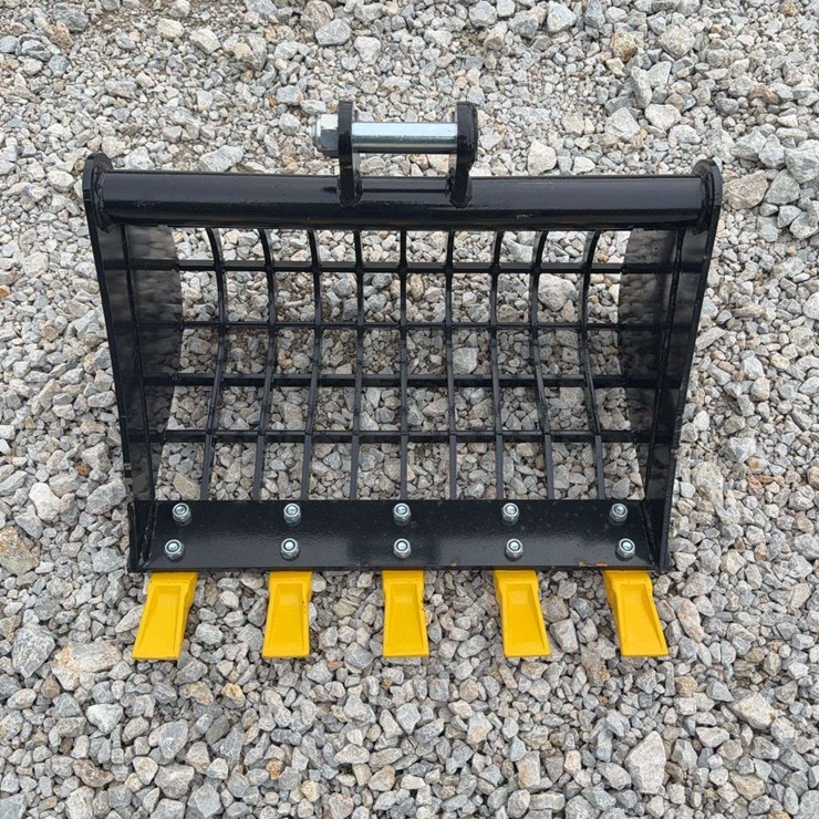 Skeleton Rock Bucket Attachment for Mini Excavator