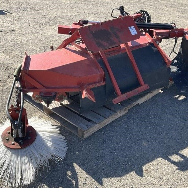 FLORY 6' 3-Pt Hyd. Sweeper Attachment