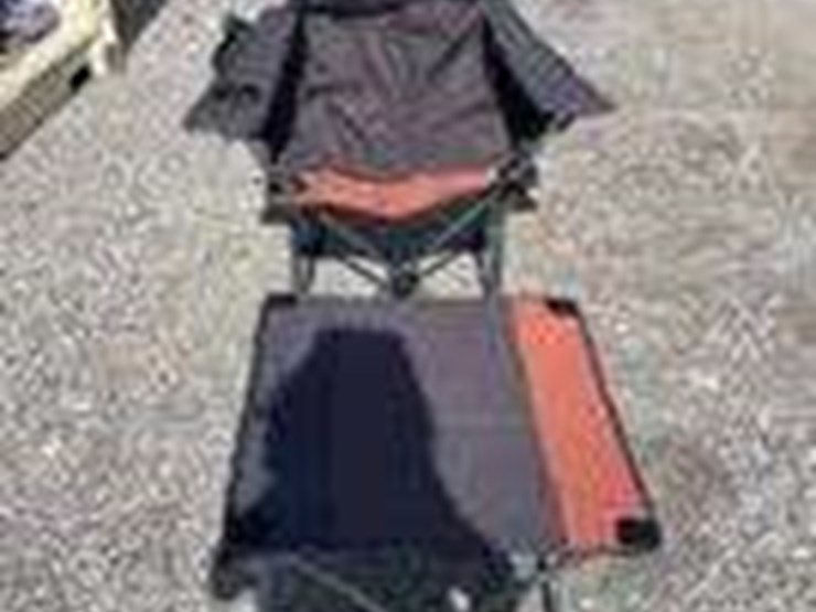 collapsible-camping-chair.-orange-brown.-comes-with-foot-stool-and-storage-bag!-image-1