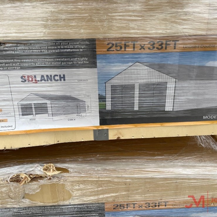 UNUSED SDLANCH 25' X 33' ENCLOSED GARAGE