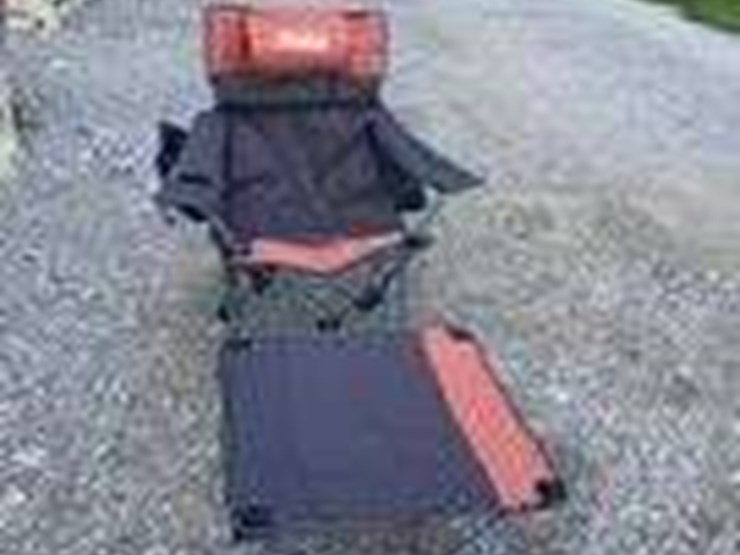collapsible-camping-chair.-orange-brown.-comes-with-foot-stool-and-storage-bag!-image-1