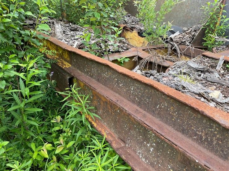 #1389-•-large-steel-pintle-hitch-trailer-with-broken-frame-(no-title)-image-14