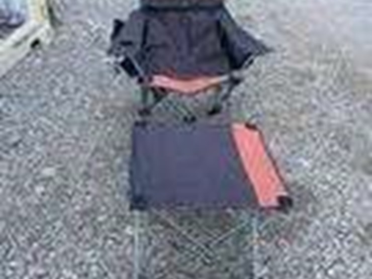 collapsible-camping-chair.-orange-brown.-comes-with-foot-stool-and-storage-bag!-image-1