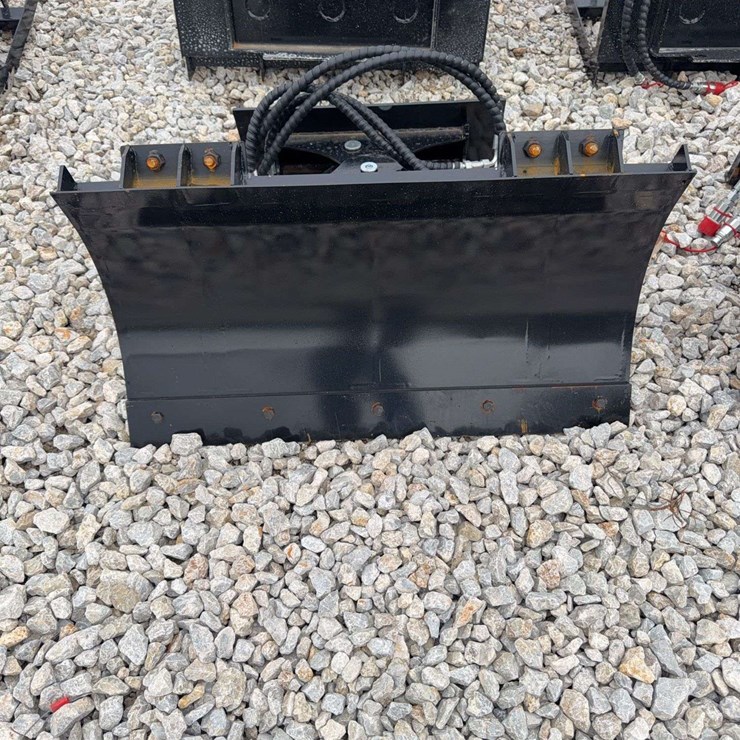 Hydraulic Angle Snow Blade Attachment for Mini Skid Steer