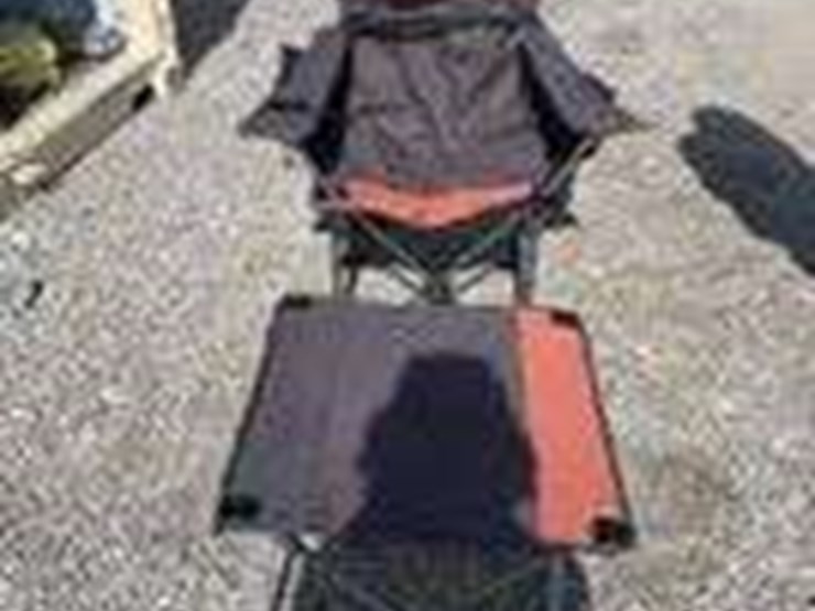 collapsible-camping-chair.-orange-brown.-comes-with-foot-stool-and-storage-bag!-image-1