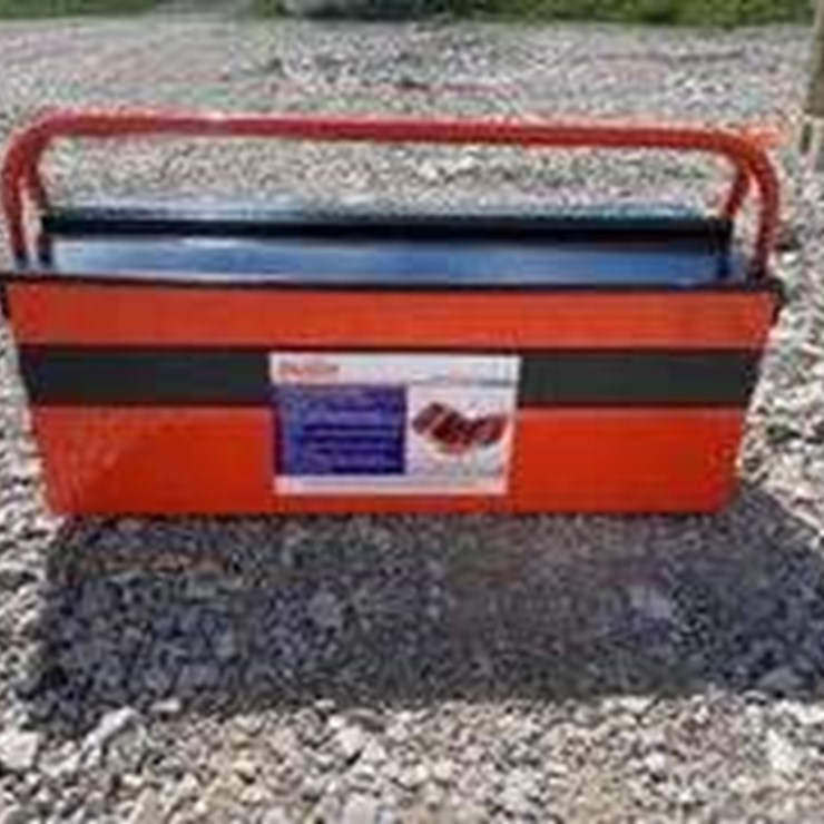 Double Handle Folding Metal toolbox