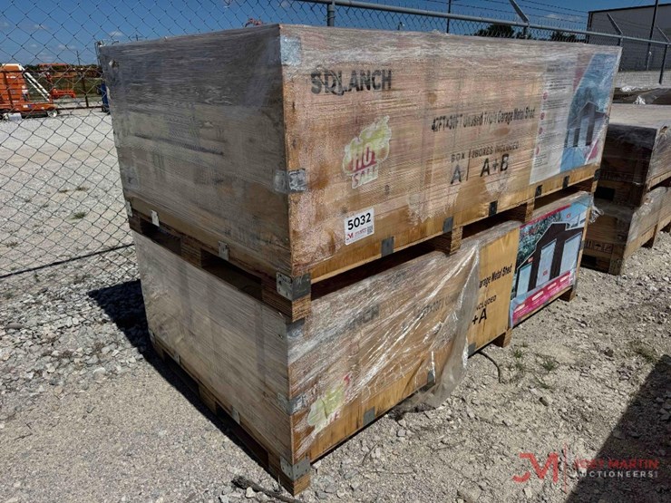 unused-42'-x-30'-triple-garage-metal-shed-image-2
