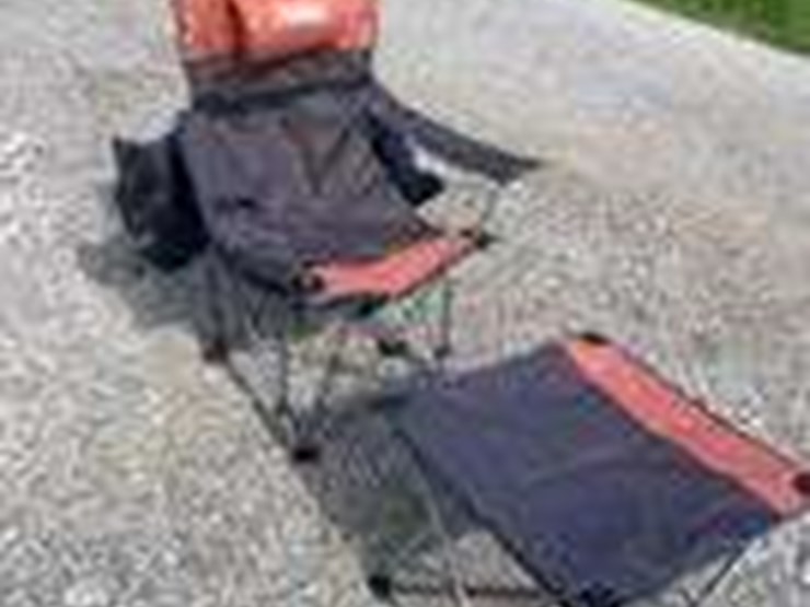 collapsible-camping-chair.-orange-brown.-comes-with-foot-stool-and-storage-bag!-image-3
