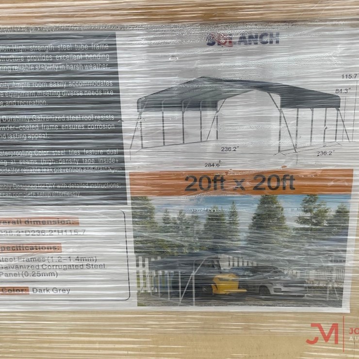 UNUSED SDLANCH 20' X 20' CARPORT