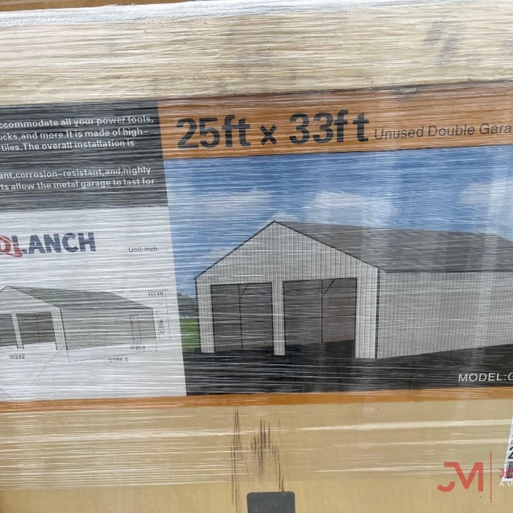 UNUSED SDLANCH 25' X 33' ENCLOSED GARAGE