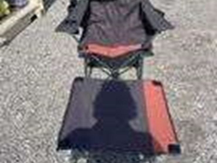 collapsible-camping-chair.-orange-brown.-comes-with-foot-stool-and-storage-bag!-image-1