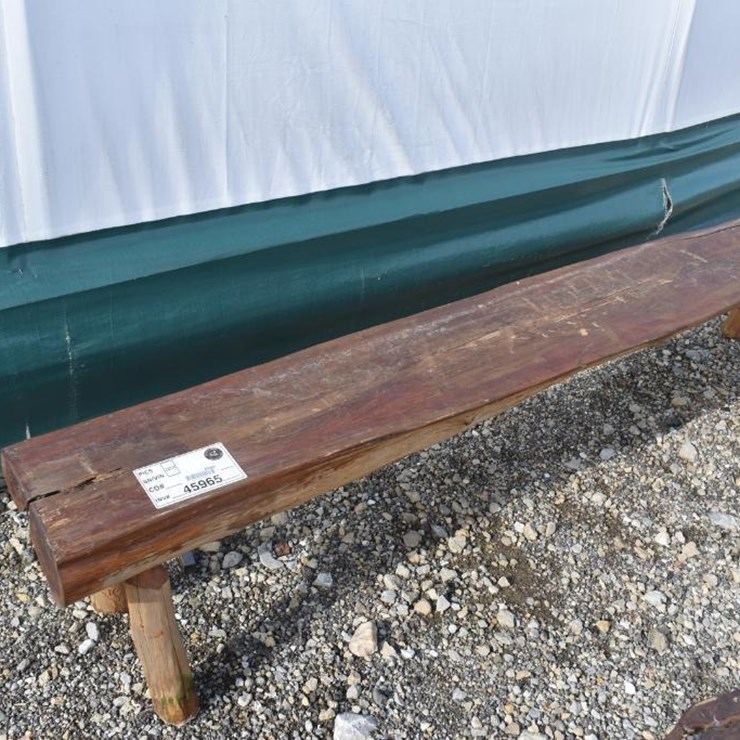 RUSTIC WOOD BENCH 45965