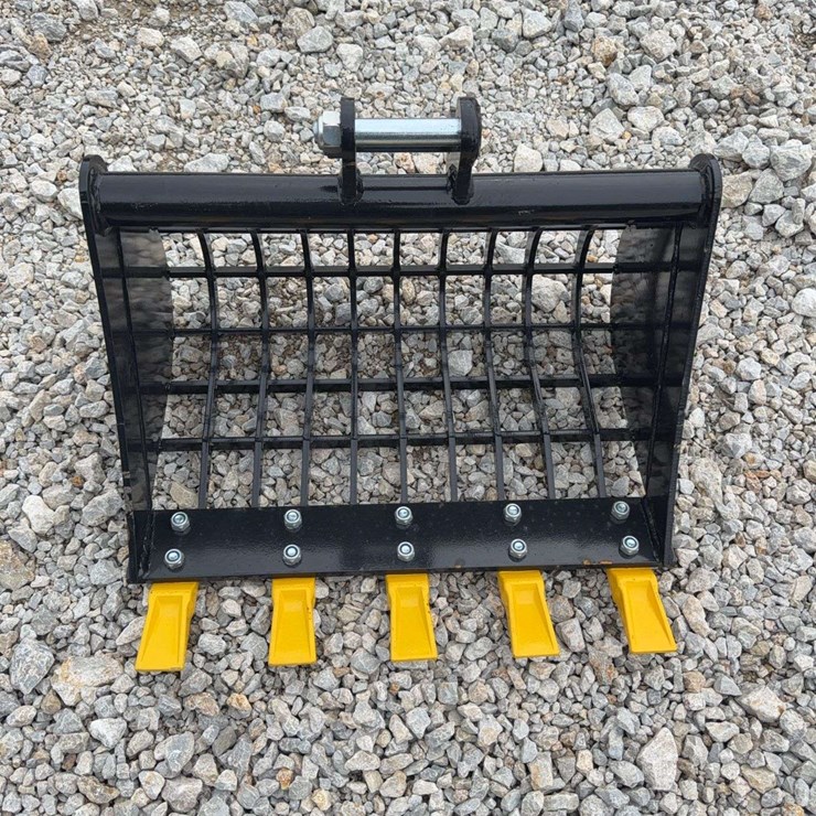 Skeleton Rock Bucket Attachment for Mini Excavator