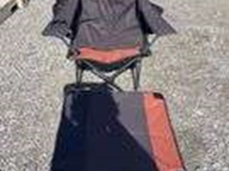 collapsible-camping-chair.-orange-brown.-comes-with-foot-stool-and-storage-bag!-image-1