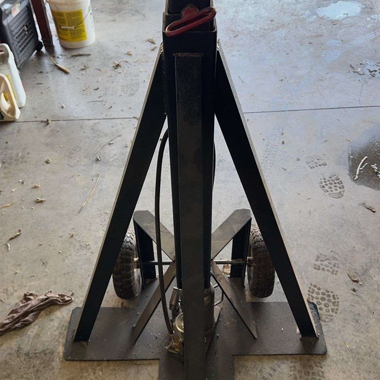 High Clearance Sprayer Jack - 20 ton Air/Hydraulic Bottle Jack - Minimum Jack height 50”