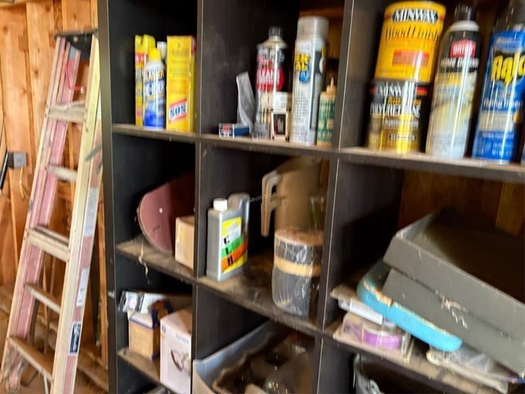 shelf-&-contents.-tarps,-baskets,-etc-image-8