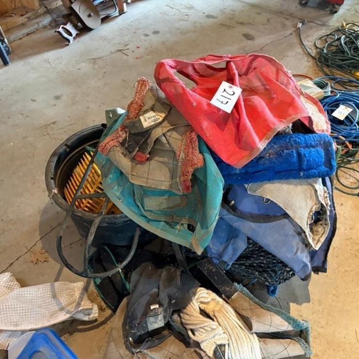 Large lot of Horse Equipment. Feed Bags etc