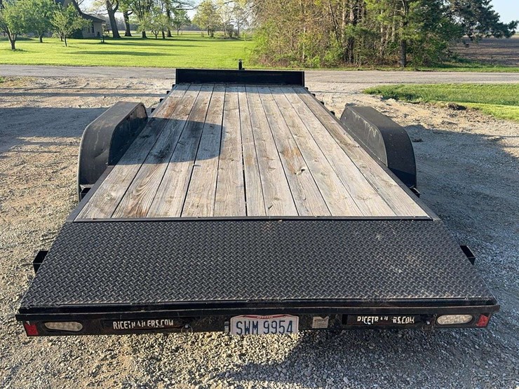 20’-rice-flatbed-bumper-pull-trailer---ramps-and-2’-dovetail-image-6