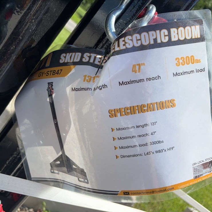Skid Steer Telescopic Boom Attachment Model STB47