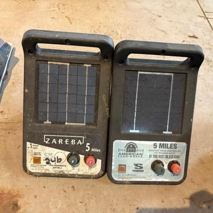 (2) Solar Electric Fencers