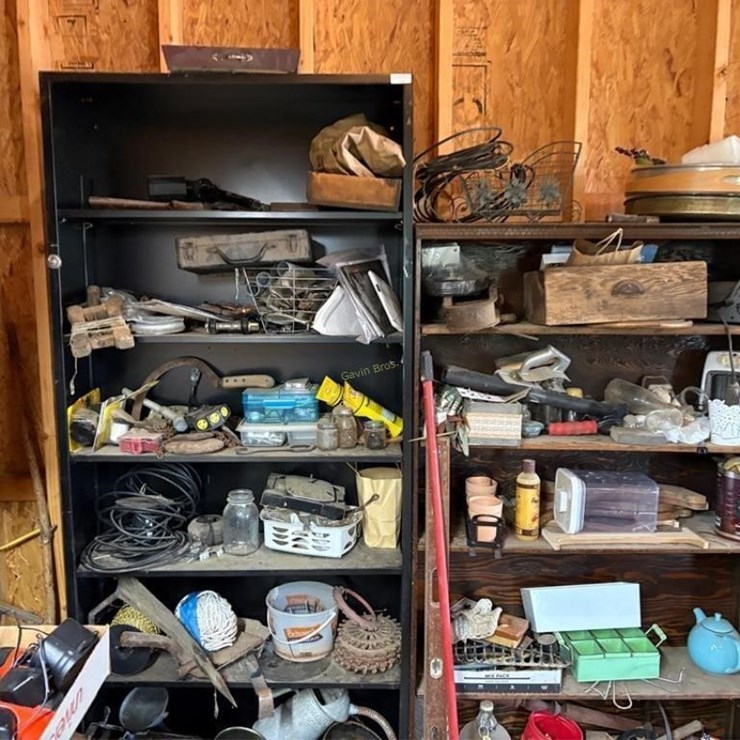 Shelves & Corner Contents.