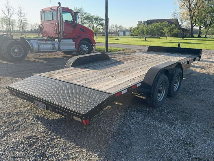 20’-rice-flatbed-bumper-pull-trailer---ramps-and-2’-dovetail-image-3
