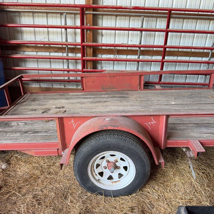 Pull Type 5x10ft Trailer with title, and lights