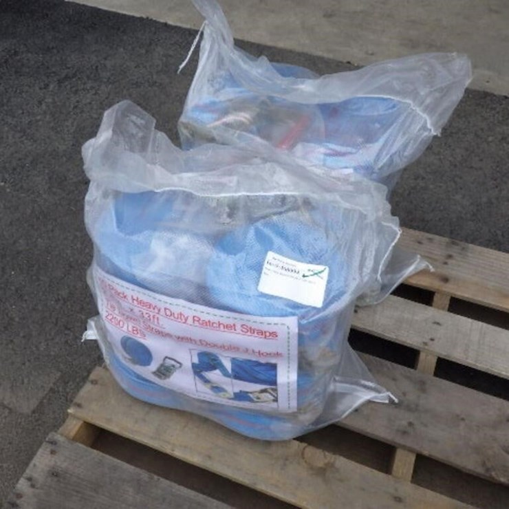 Heavy Duty Ratchet Straps 2"x33' Qty.2