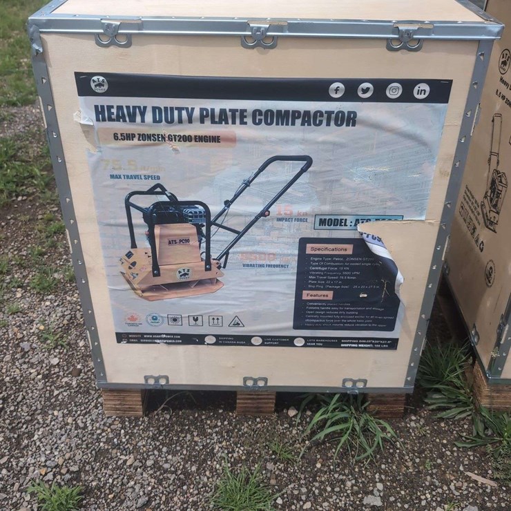 ATS Power Heavy Duty Plate Compactor - 6.5 HP