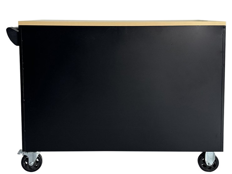 #4063-•-onshine-9-drawer-rolling-tool-cabinet-with-solid-wood-top-image-4