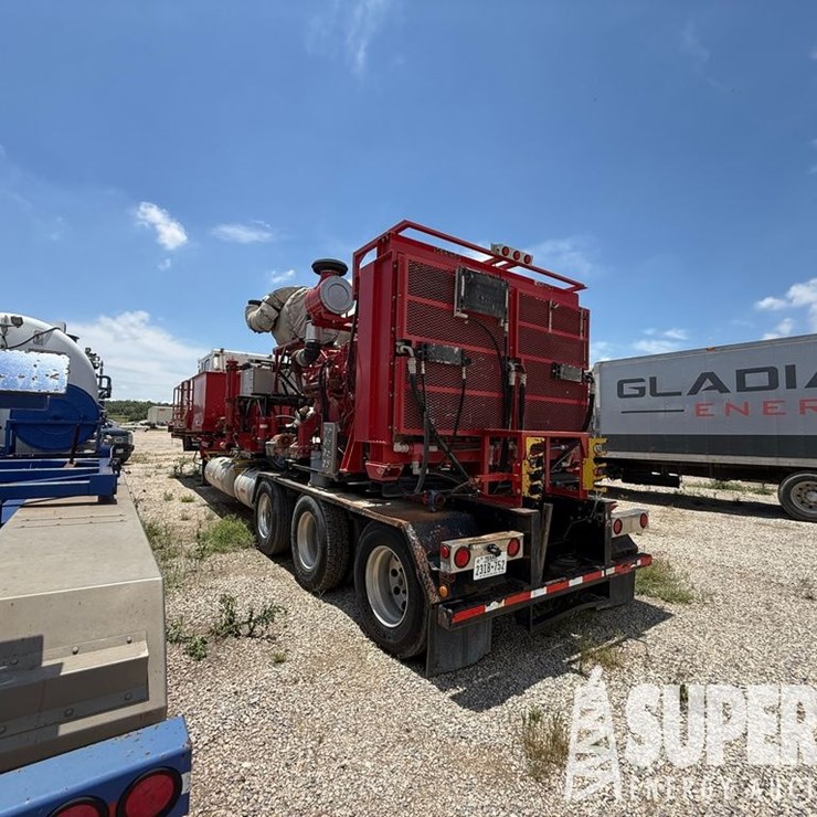 (x) (11-2) 2012 MERTZ Dbl Pump Trailer, VIN-1M9LP4...