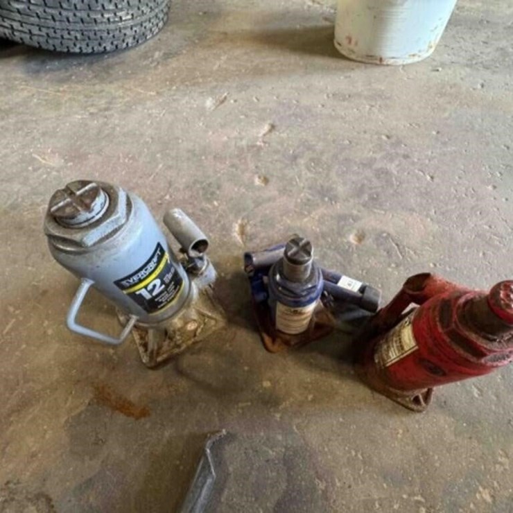 LARGE BOTTLE JACK, 2 OTHERS