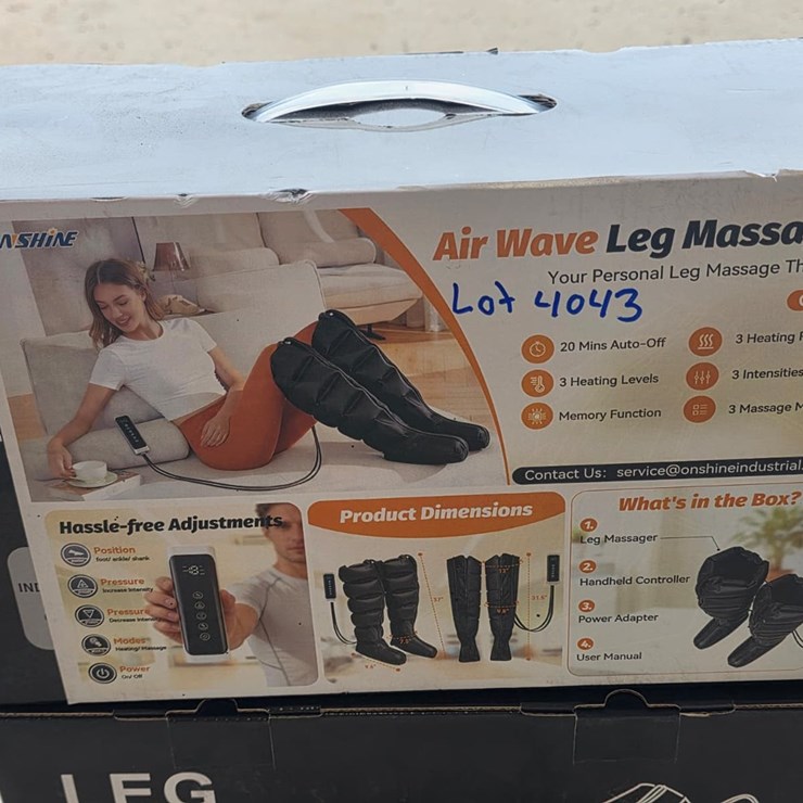 #4043 • ONSHINE AIR WAVE LEG MASSAGER