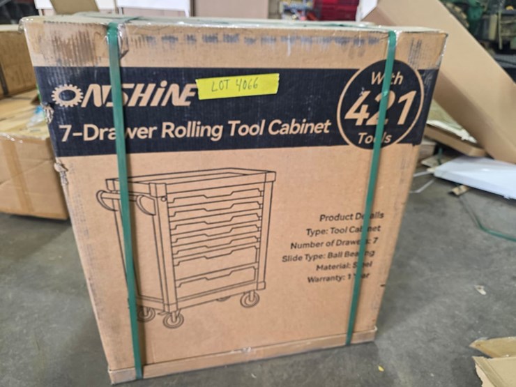 #4066-•-onshine-7-drawer-rolling-tool-cabinet-with-421-tools-image-16