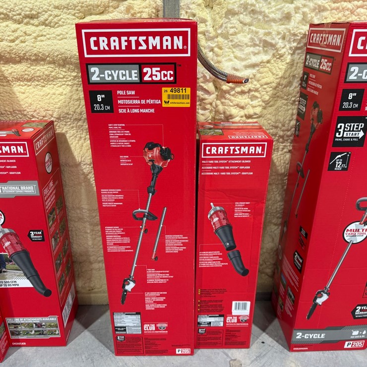 #49811 • Craftsman 2-Cycle 8" Pole Saw w/Blower Attachment
