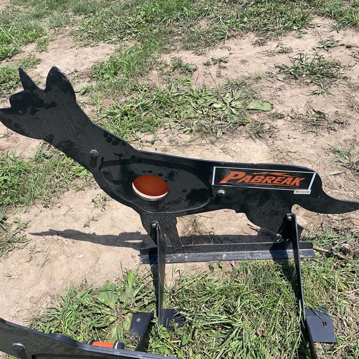 PABREAK Coyote Shaped Reactive Shooting Target