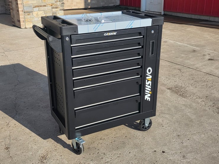#4061-•-onshine-7-drawer-rolling-tool-cabinet-with-254-tools-image-2