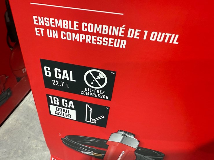 #49792-•-unused-craftsman-6-gallon-air-compressor-w/18-gauge-brad-nailer-image-8