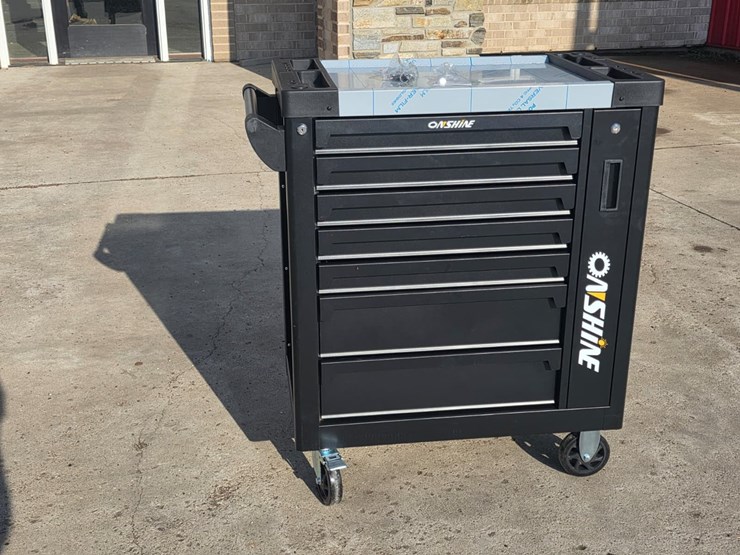 #4061-•-onshine-7-drawer-rolling-tool-cabinet-with-254-tools-image-1