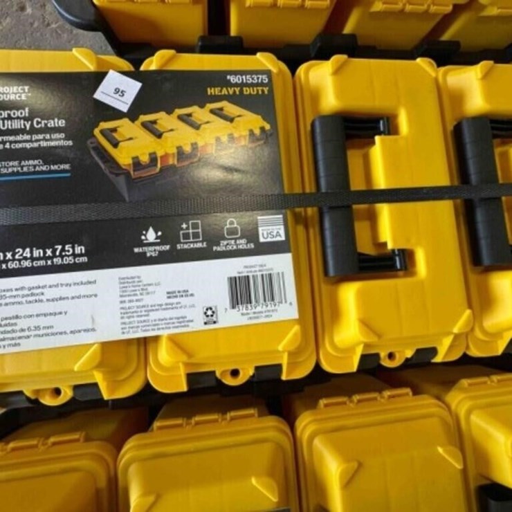 4 BOX UTILITY CRATES
