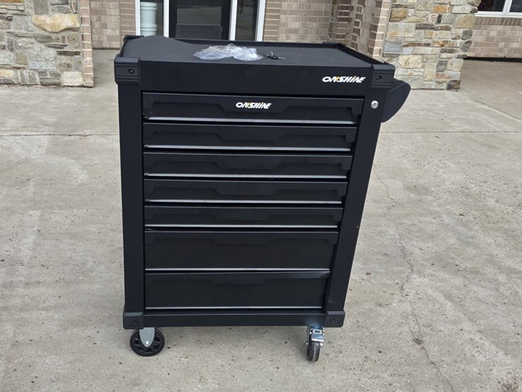 #4068-•-onshine-7-drawer-rolling-tool-cabinet-with-421-tools-image-1