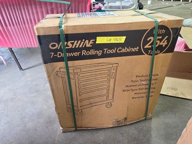 #4065-•-onshine-7-drawer-rolling-tool-cabinet-with-254-tools-image-18