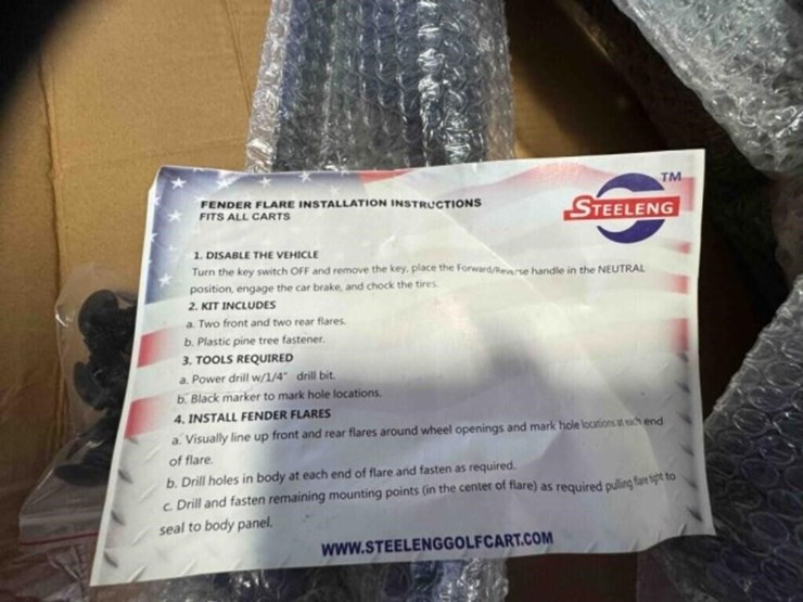 4--fender-flares-for-golf-cart,-new-in-box-image-2