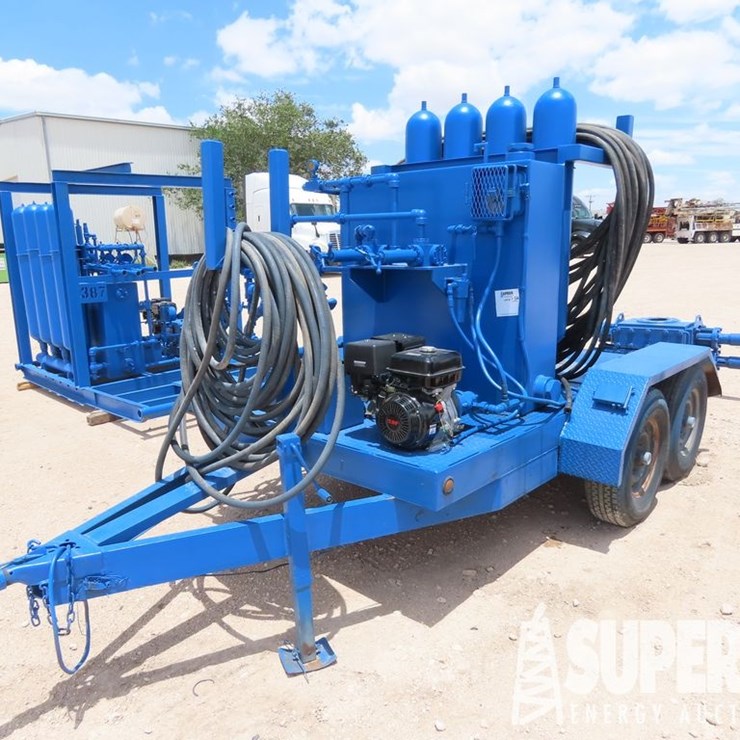 (x) (1-56) SHOPBUILT T/A Accumulator Trailer, VIN-...