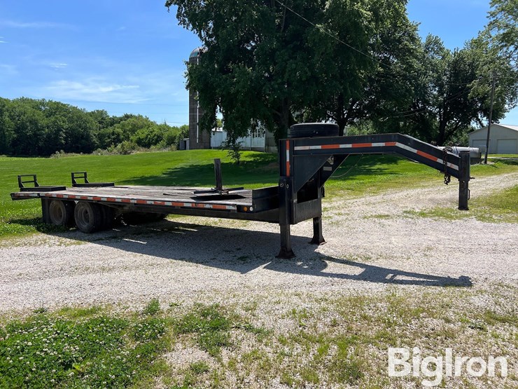 1989-durcholtz-25’-t/a-gooseneck-flatbed-trailer-image-3