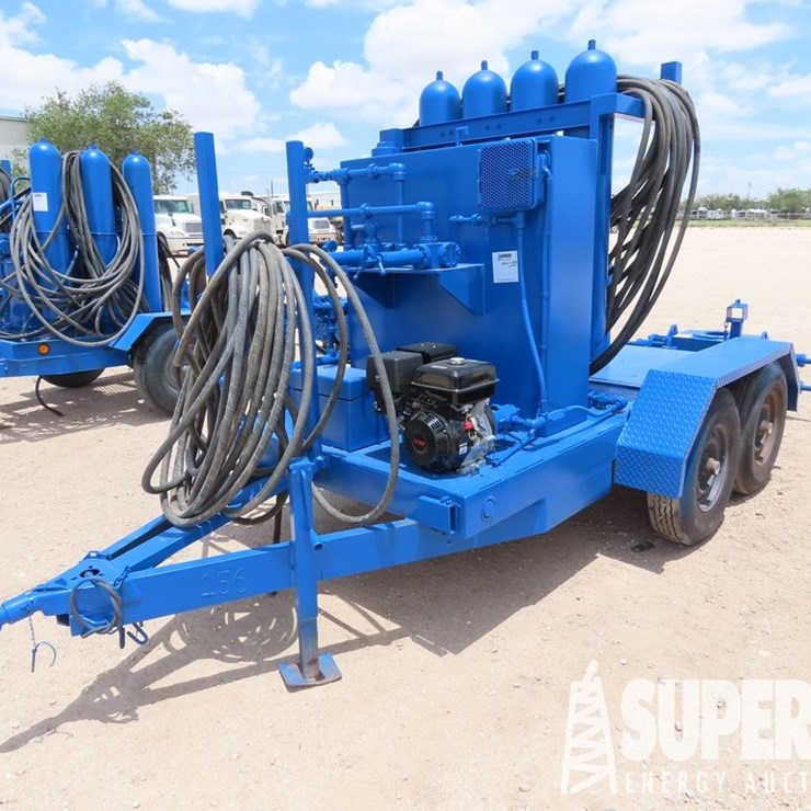 (x) (1-54) 2013 SHOPBUILT T/A Accumulator Trailer,...